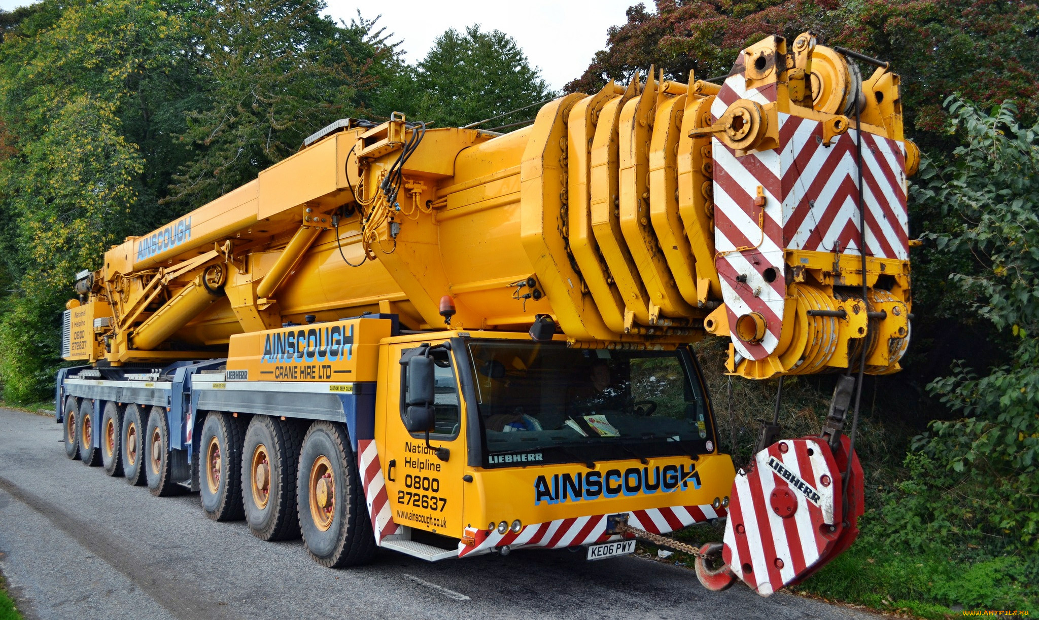 ainscough liebherr ltm1500, , , , , 